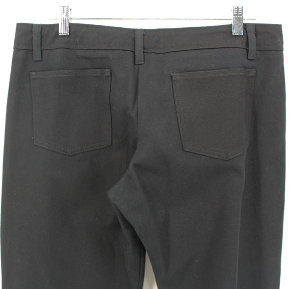 Lip Service Black Lace-Up Corset Pants SZ L Gothic Punk Low Rise Cotton Y2K Alt - Picture 14 of 15